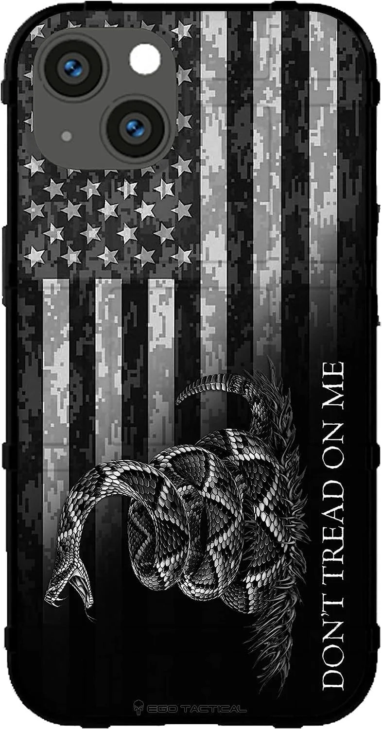Funda para iPhone 16 EGO Tactical Rugged Shield camuflaje negro