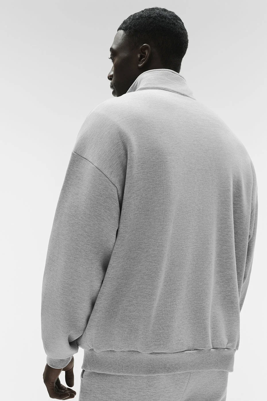 Alo Yoga Accolade 1/4 Zip Pullover - Athletic Heather Grey