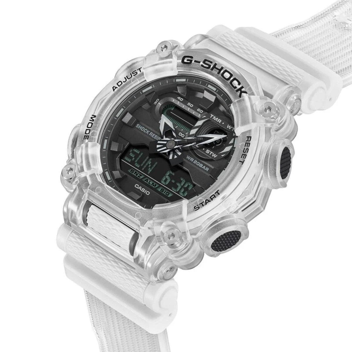 Casio G-Shock Alarm World Time Quartz Analog-Digital Black Dial