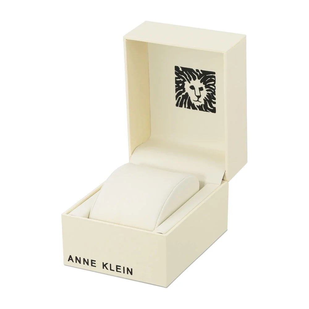 Anne Klein, elegante reloj de pulsera para mujer con esfera de diamante genuino, diseño sofisticado
