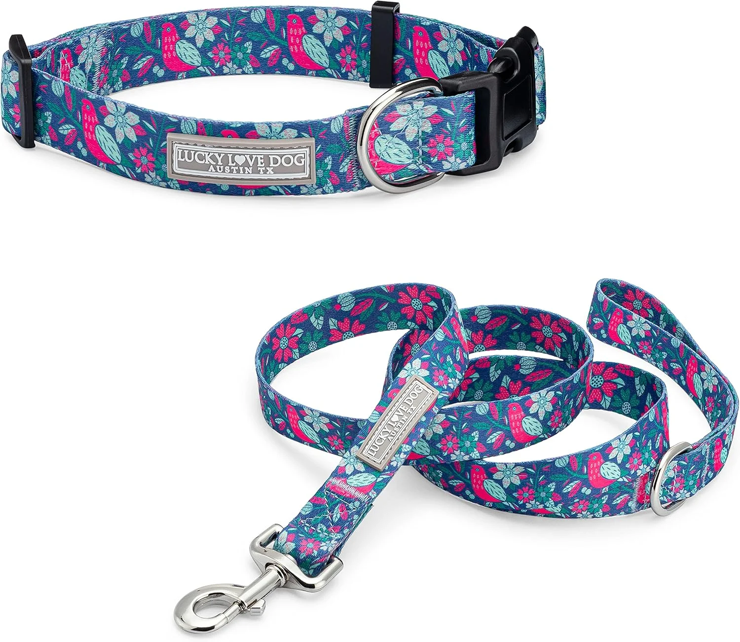 Collar y Correa Lucky Love Dog Carriebelle para Perros Grandes