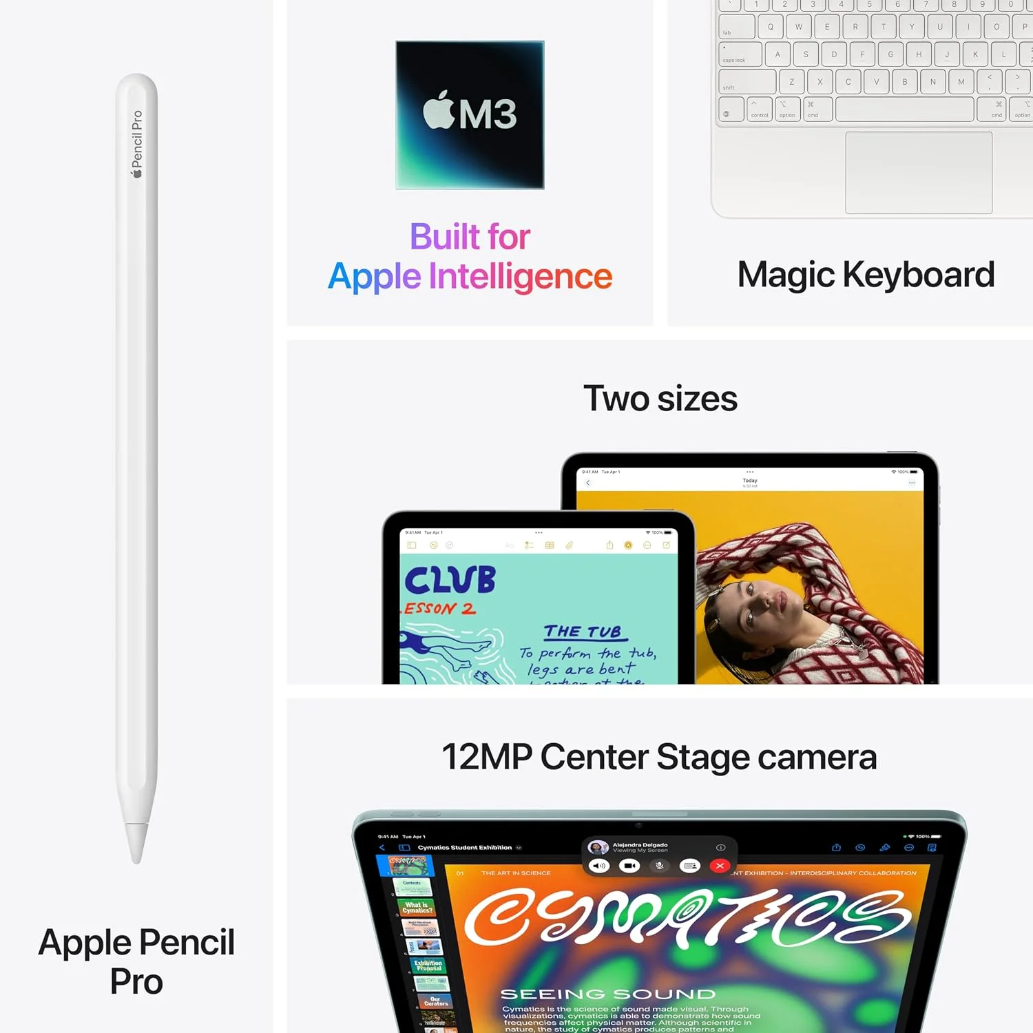 iPad Air 11" M3 128GB Wi-Fi - Purple (Renovado)