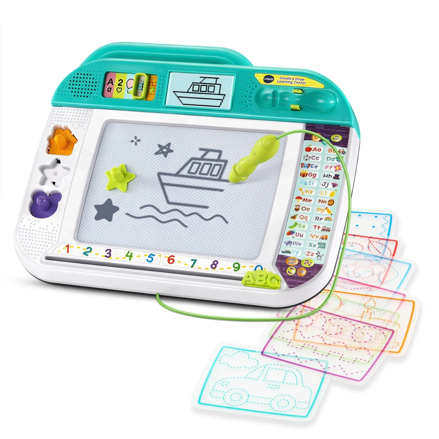 Centro de Aprendizaje Doodle and Draw VTech con Plantillas y Sellos