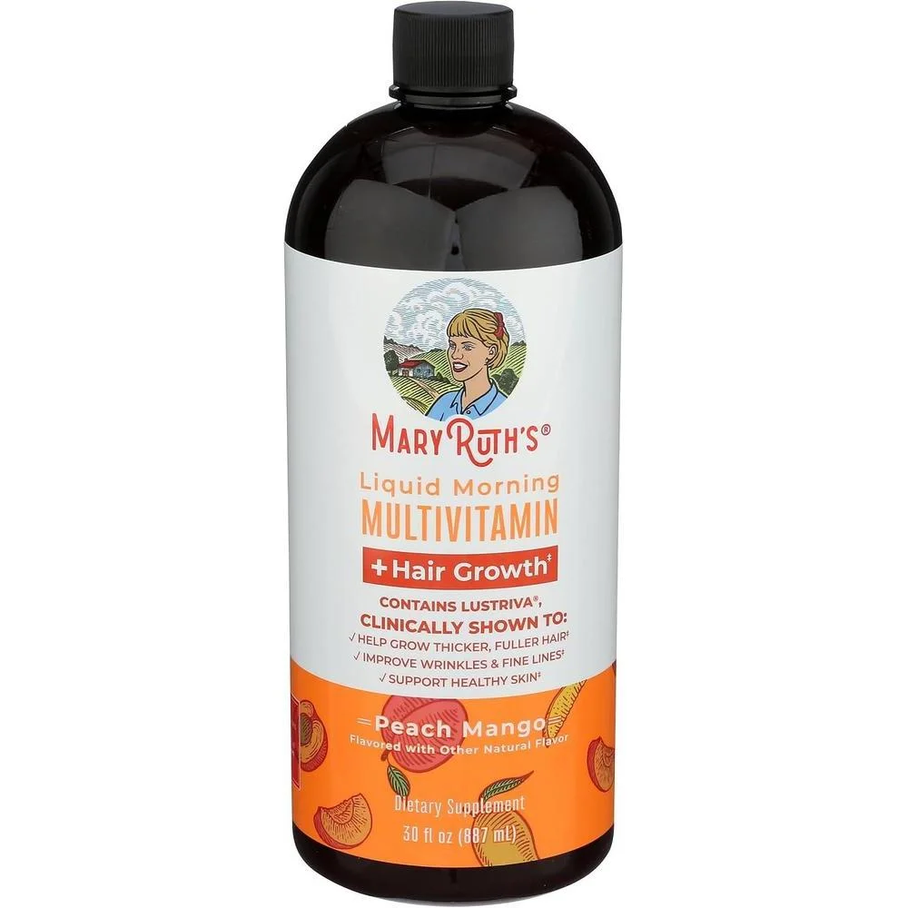 MaryRuth's Multivitamina Líquida para Crecimiento Capilar con Biotina y Cuidado de la Piel para Mujeres