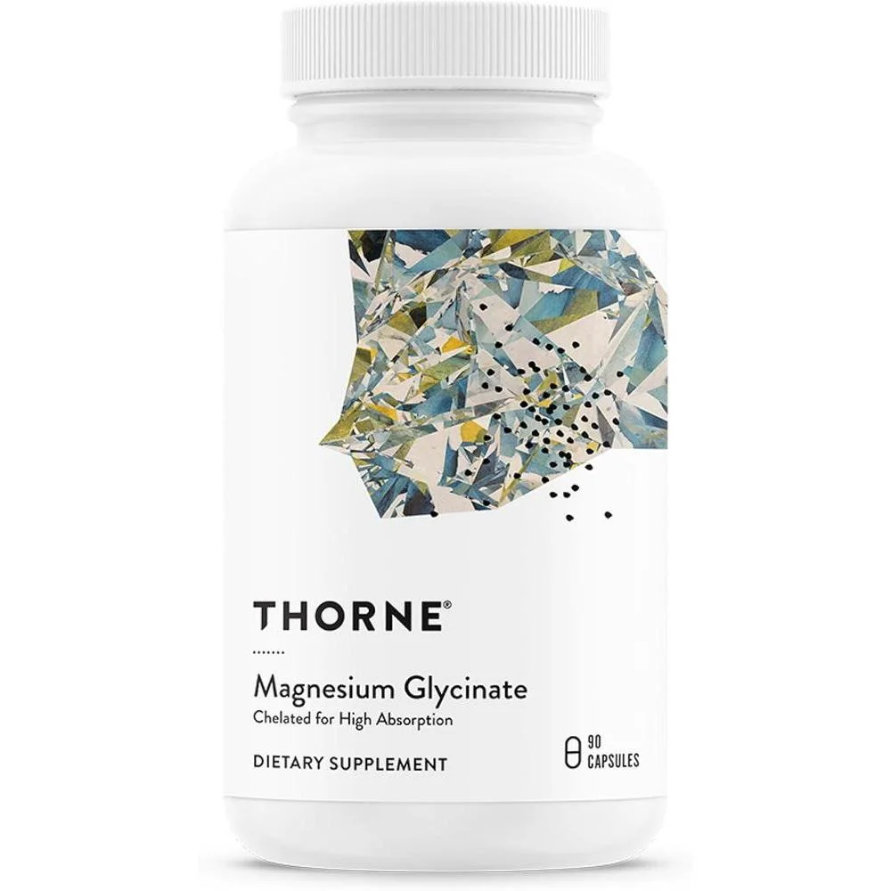 THORNE - Glicinato de magnesio que apoya el sueño reparador, relajación muscular y la salud del corazón