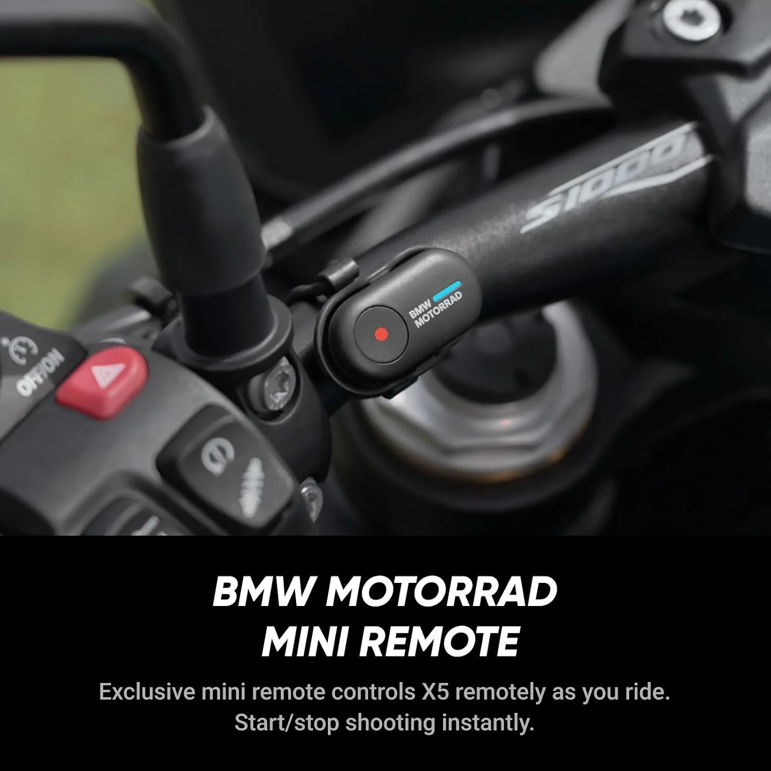 Insta360 X5 BMW Motorrad Edition — Cámara de acción 360 8K resistente al agua