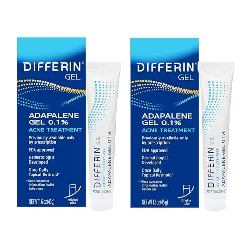 Gel Tratamiento Antiacné Differin Adapaleno 0.1% 45g Pack 2 Tubos