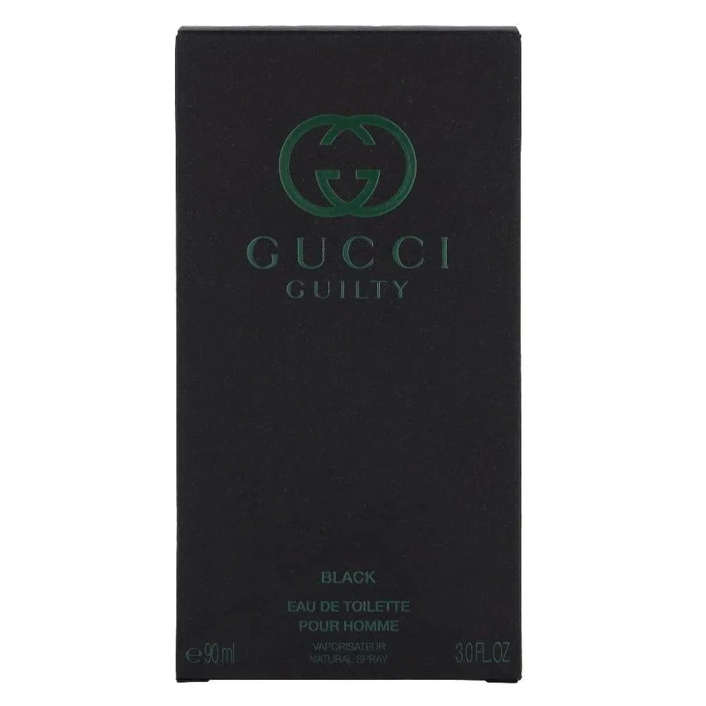 Gucci Guilty Black Pour Homme Eau de Toilette Spray para Hombre, Fragancia Moderna y Seductora