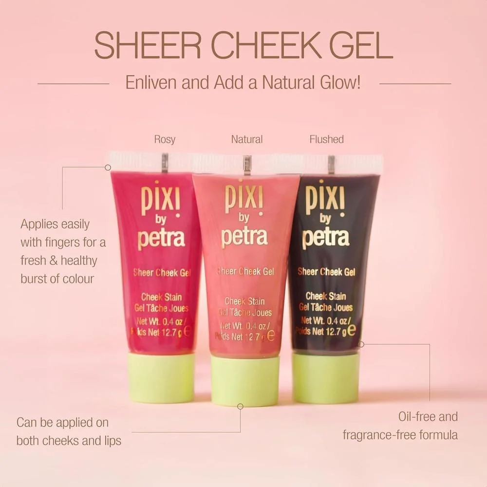 Pixi Sheer Cheek Gel Flushed Rubor Gel Hidratante 13ml