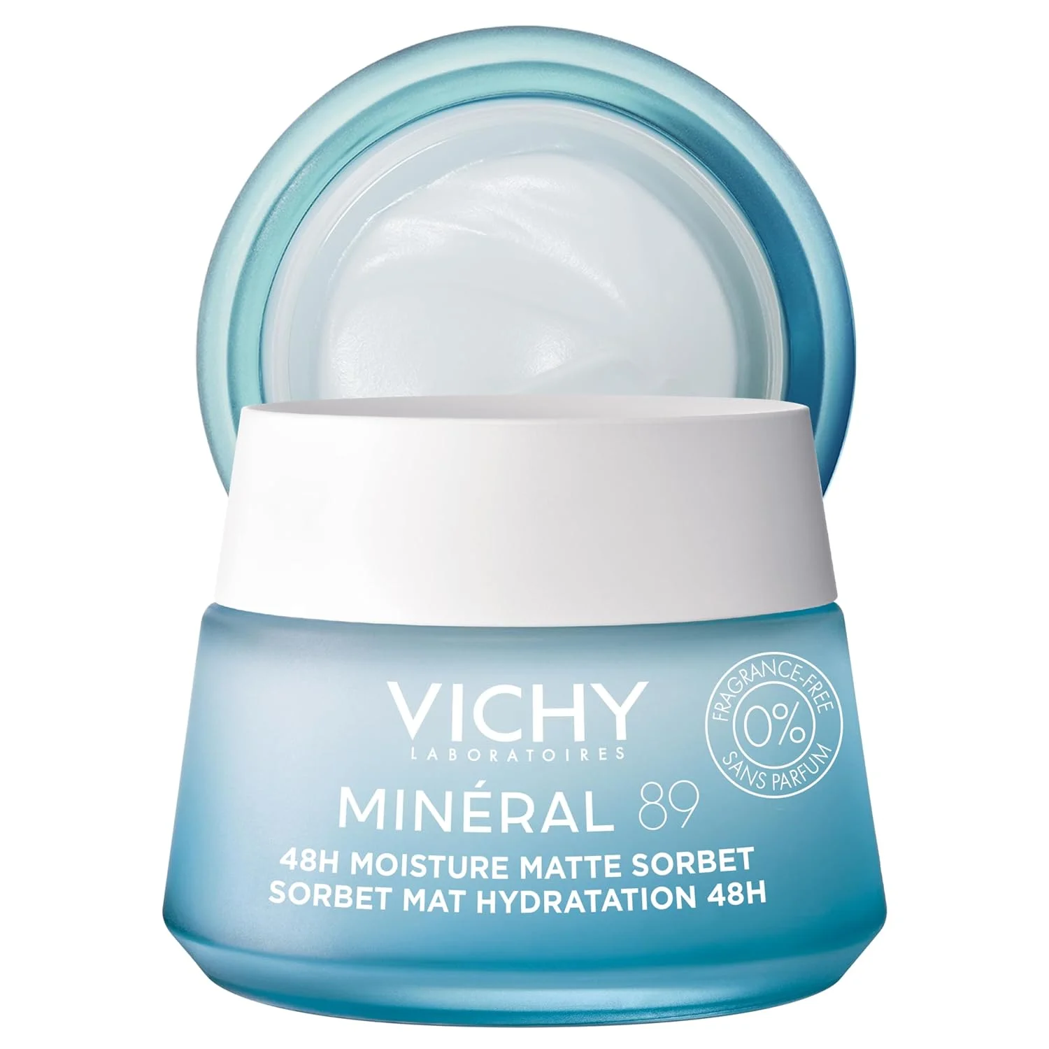 Hidratante facial Vichy Minéral 89 Matte Sorbet Gel 50 ml