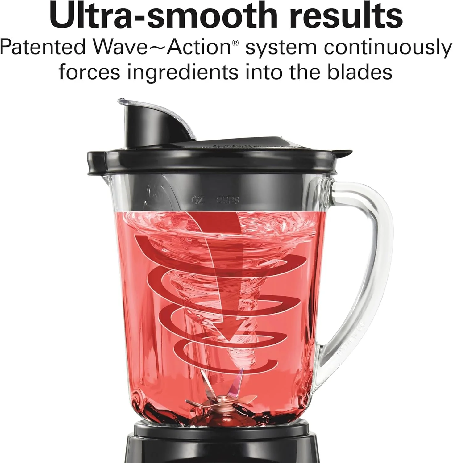 Hamilton Beach Power Elite Wave Action Blender For Smoothies, 40 Oz Glass