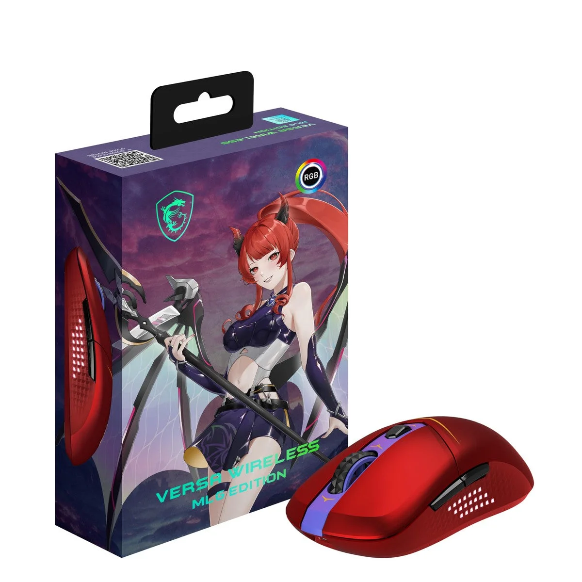 Mouse MSI Versa W MLG Edition Red Gaming 26000 DPI
