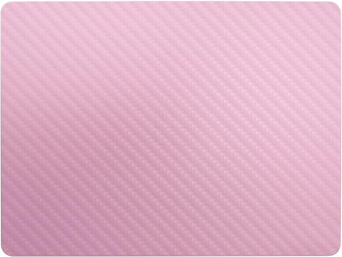 Carbon Fiber Laptop Skin Compatible with Microsoft Surface Laptop 8 13" (2025) - Solid Pink - Premium 3M Vinyl Protective Wrap Decal Cover - Easy to Apply | Crafted in The USA by MightySkins