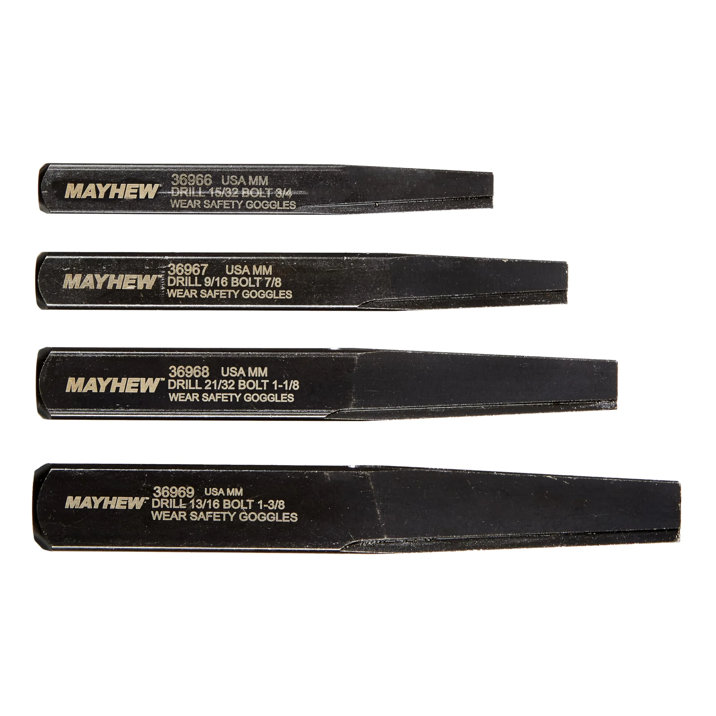 Mayhew Pro 37331 Screw Extractor Set, 4-Piece