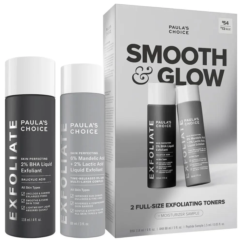 Smooth & Glow Set de Regalo para una Piel Más Clara y Luminosa