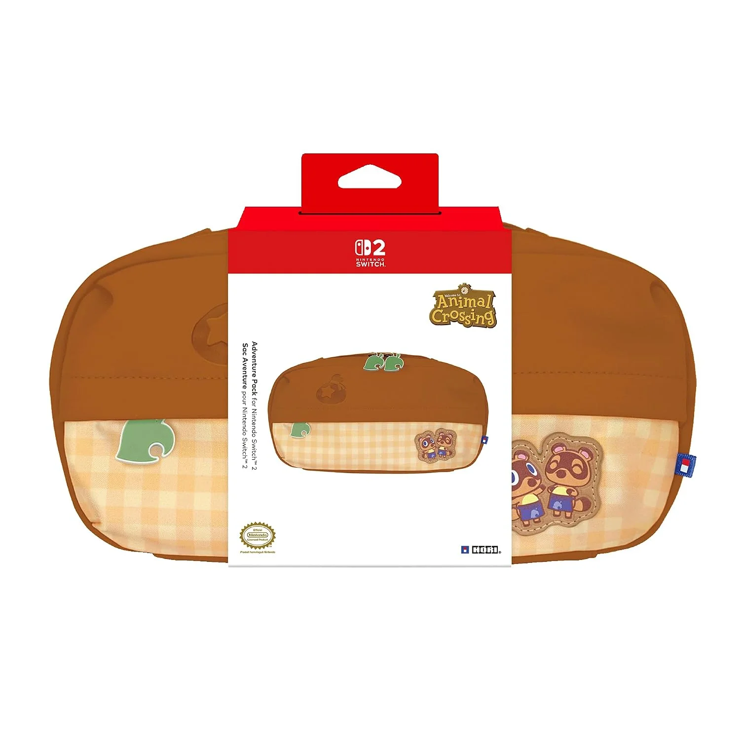 Estuche HORI Adventure Pack Wood Brown para Nintendo Switch 2