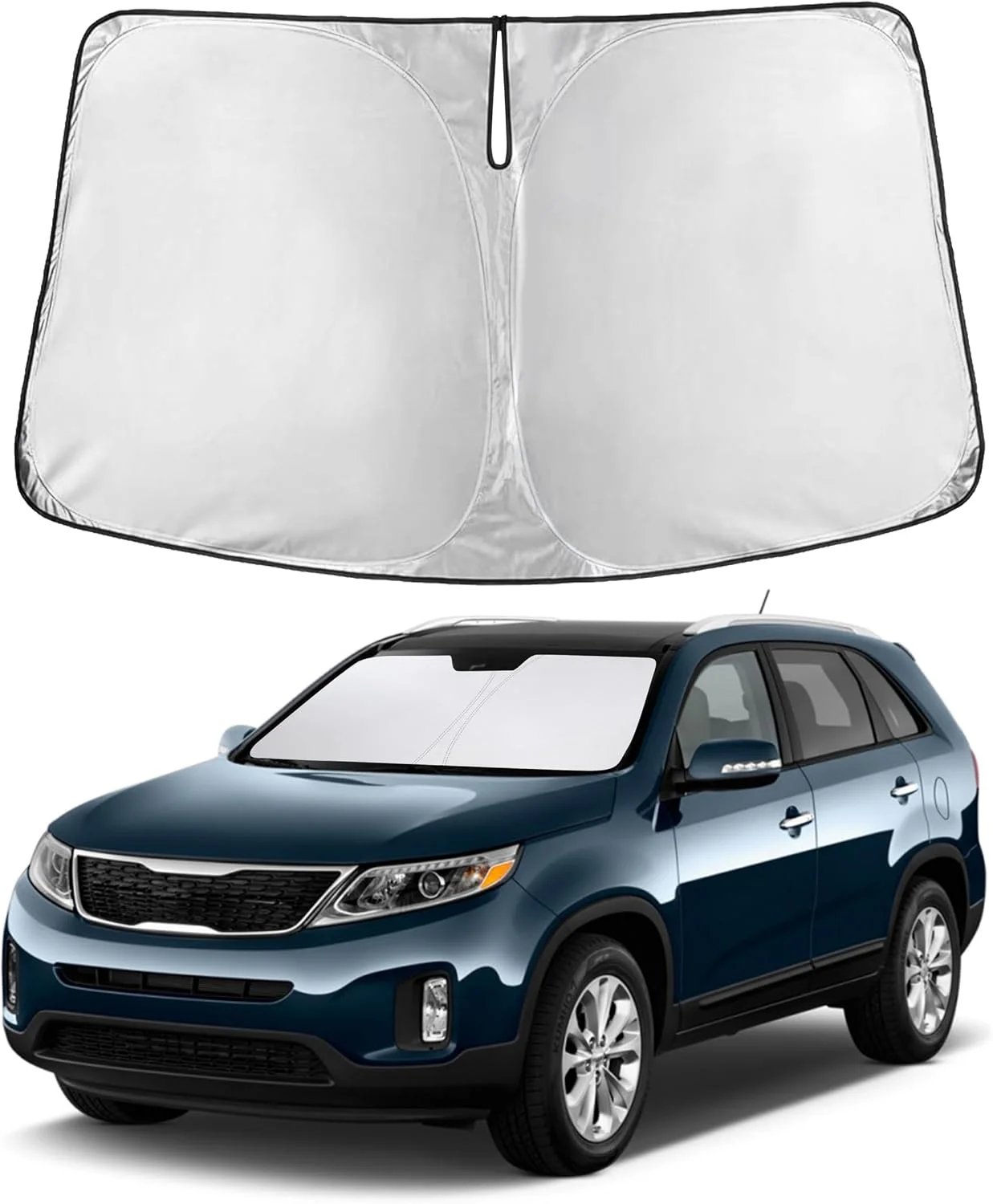 Parasol para parabrisas EcoNour compatible con Kia Sorento 2011-2015