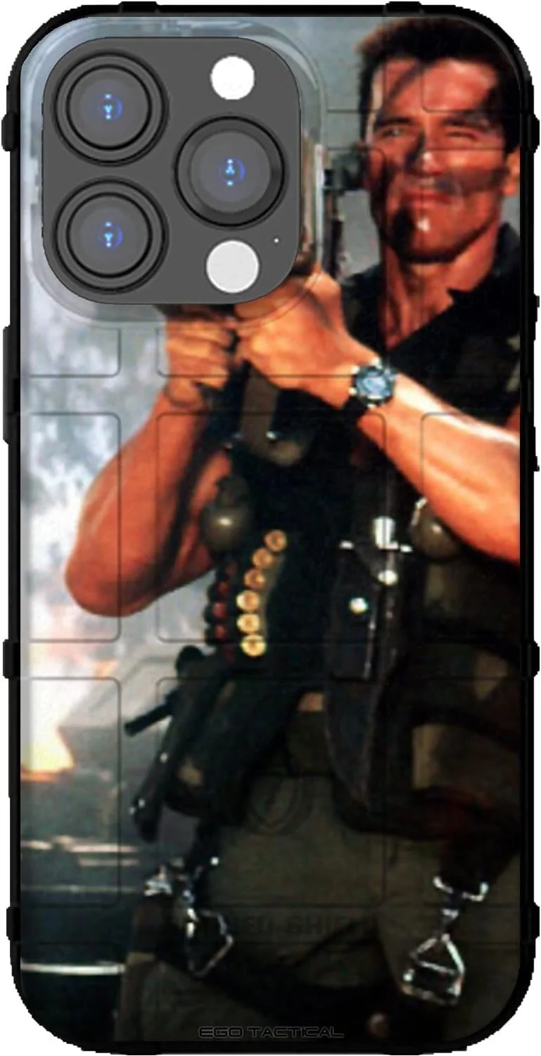 Funda para iPhone 15 Pro Max EGO Tactical Rugged Shield Commando Rocket Launcher
