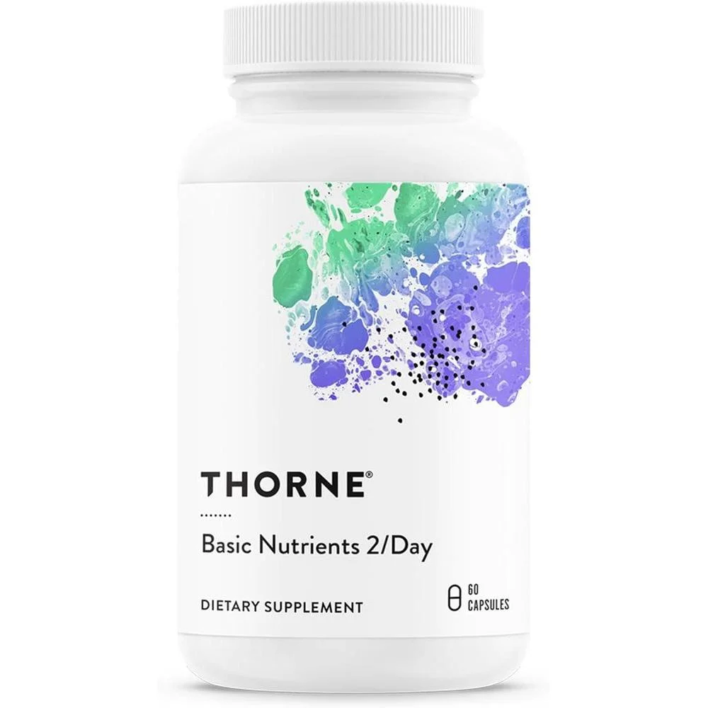 Vitaminas Thorne Basic Nutrients 2/Day Fórmula de Vitaminas y Minerales 60 Cápsulas