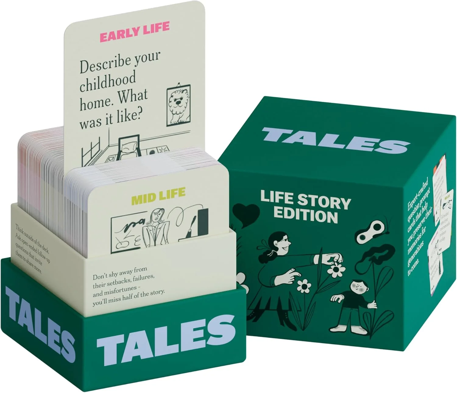 Cartas TALES 150 Conversation Cards Life Story Edition