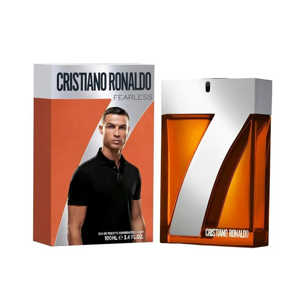 Cristiano Ronaldo Fearless: Colonia vegana duradera, fragancia floral amaderada picante para hombres, Eau de Parfum