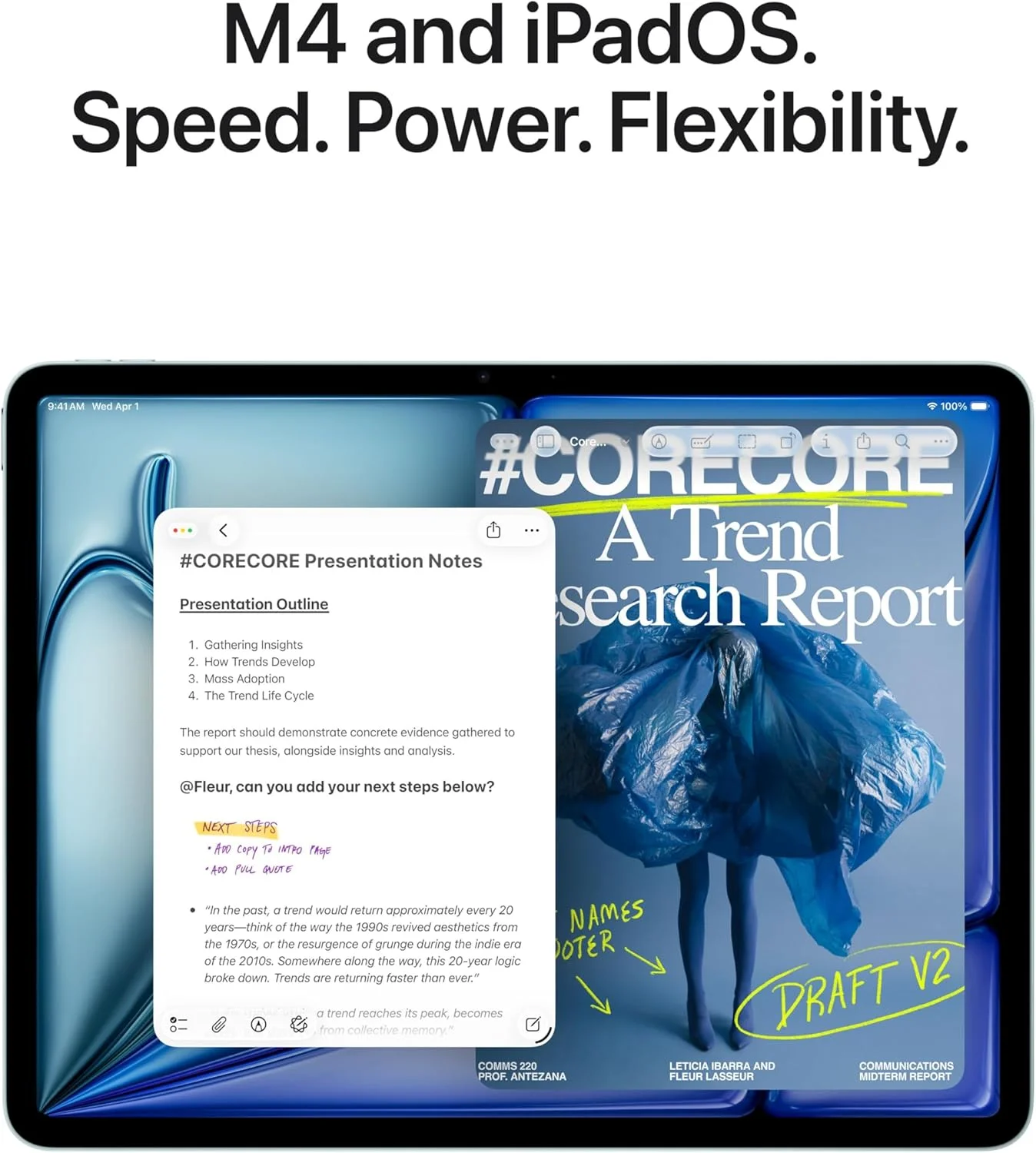 Apple iPad Air M4 11" Wi-Fi + Cellular (5G) - Púrpura