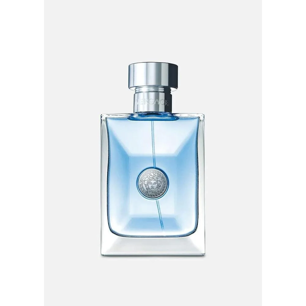 Versace Pour Homme Signature azul oscuro para hombre, Versace Pour Homme M en caja