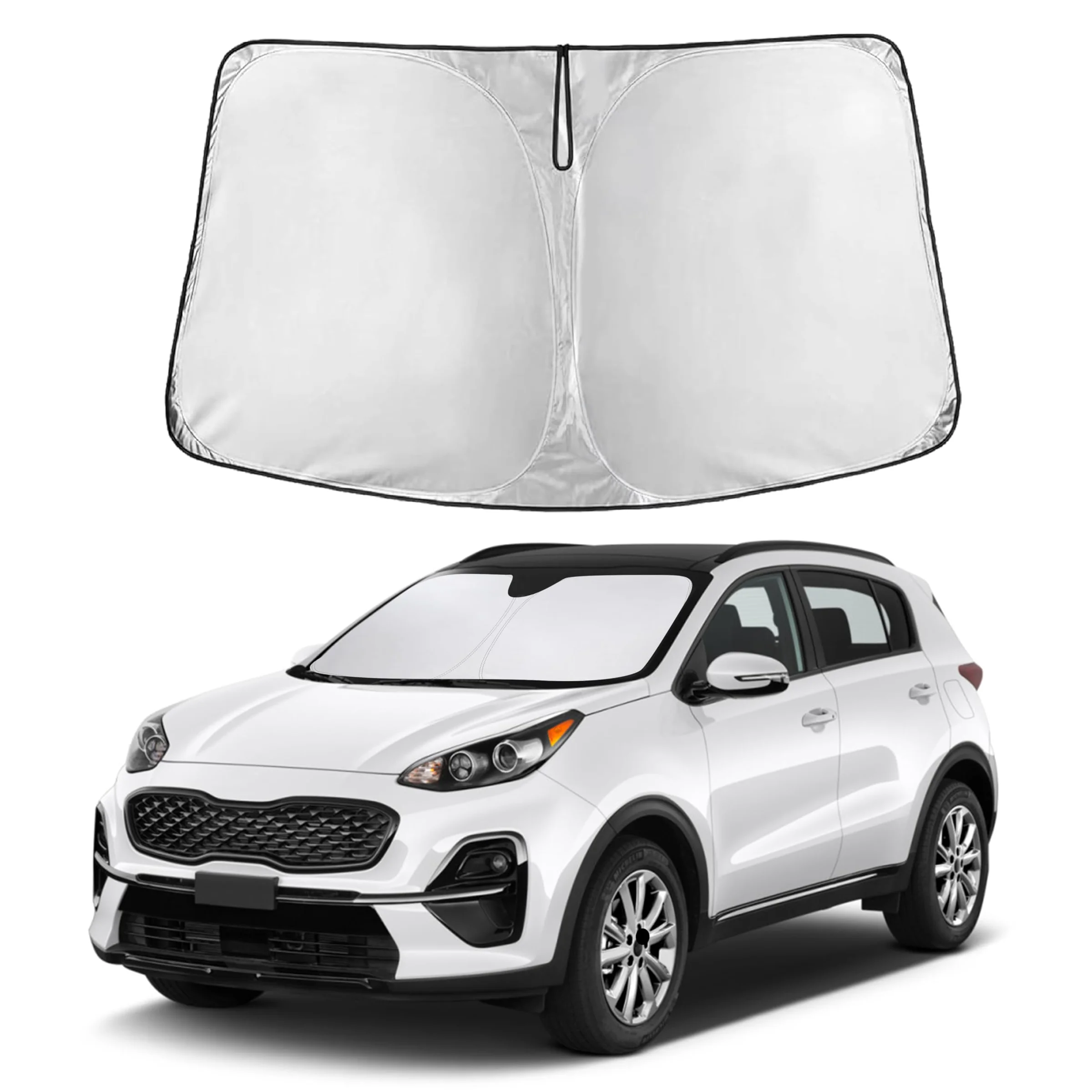 Parasol para parabrisas Econour compatible con Kia Sportage 2017-2022