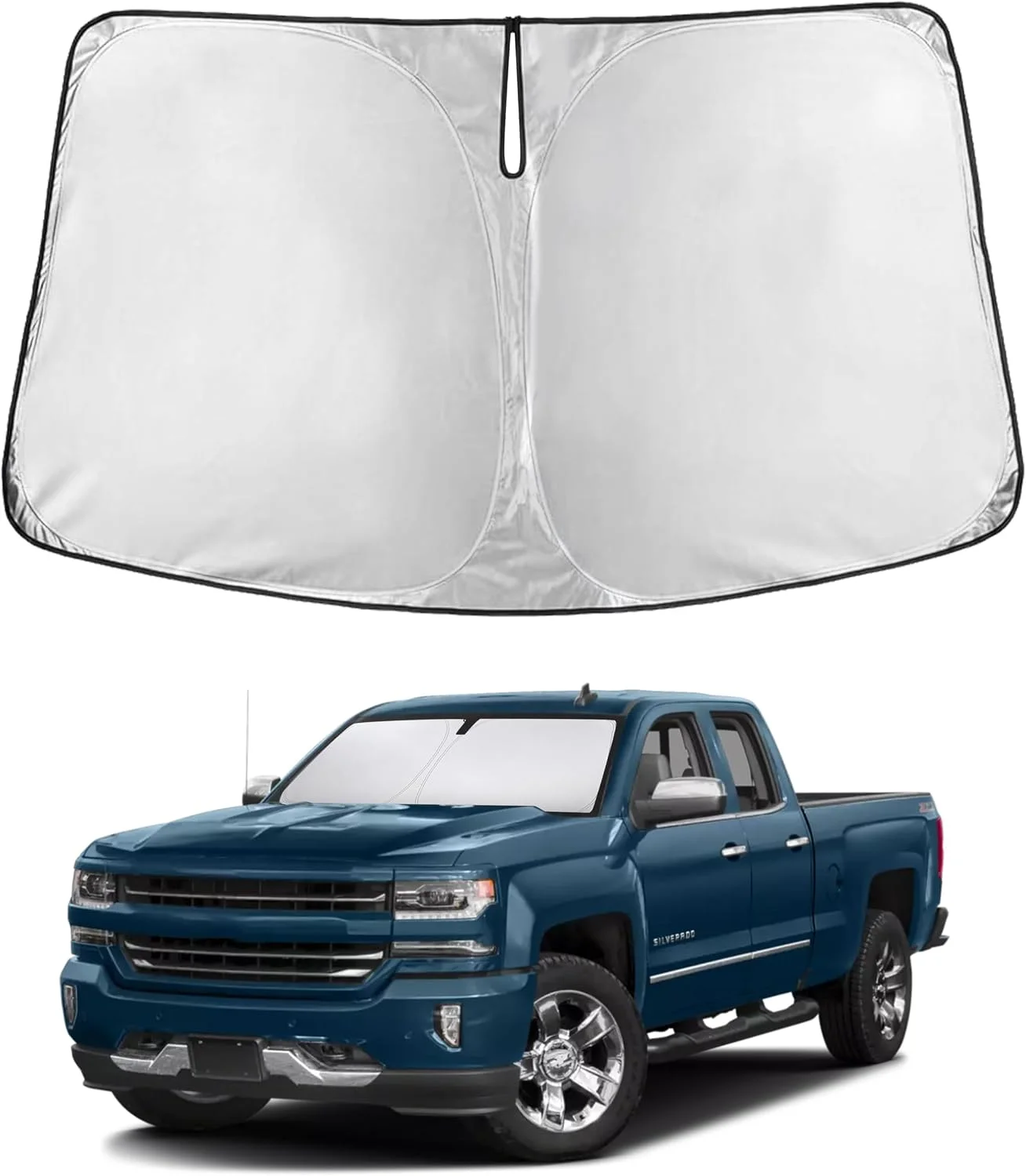 Parasol para parabrisas EcoNour compatible con Chevrolet Corvette C8 2020-2026