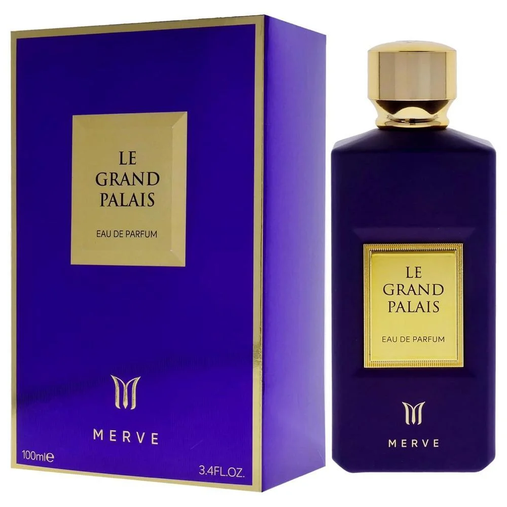 Merve Le Grand Palais para mujer, Eau de Parfum, una fragancia majestuosa con notas de frutas y maderas