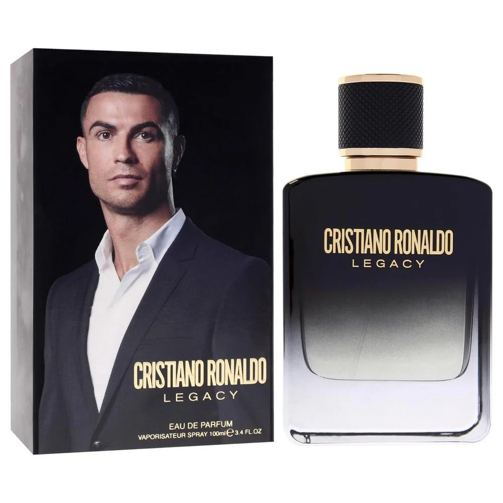 Legacy by Cristiano Ronaldo para Hombres, fragancia de larga duración con notas audaces y masculinas