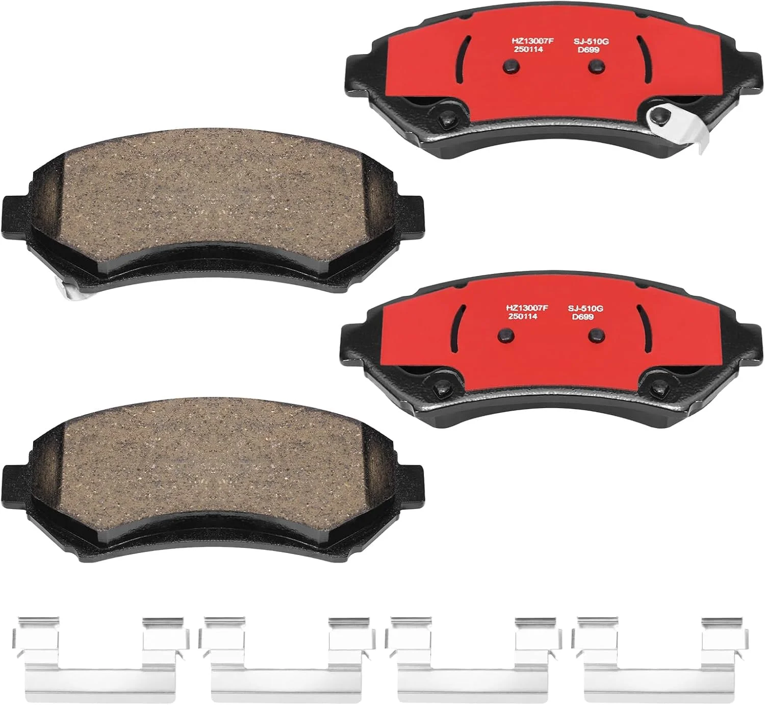 Pastillas de freno delantero cerámicas D699 para Oldsmobile Aurora, Intrigue, Silhouette, Chevrolet Impala y otros modelos