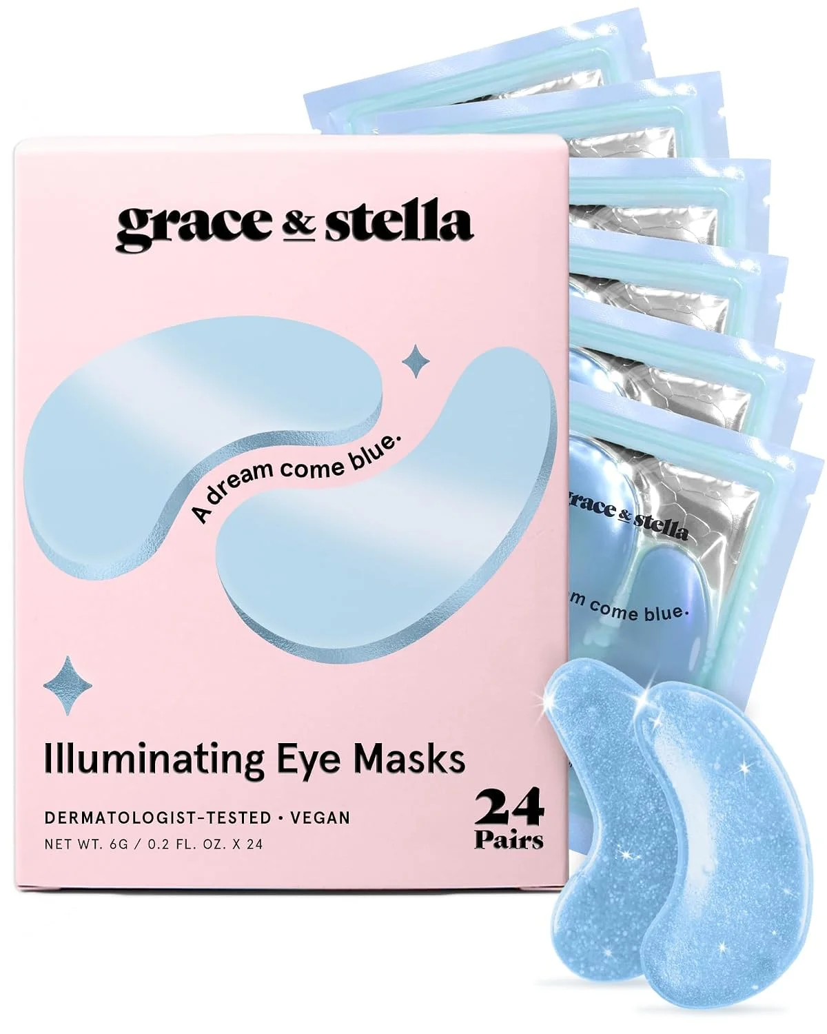 grace & stella Award Winning Eye Patches for Puffy Eyes