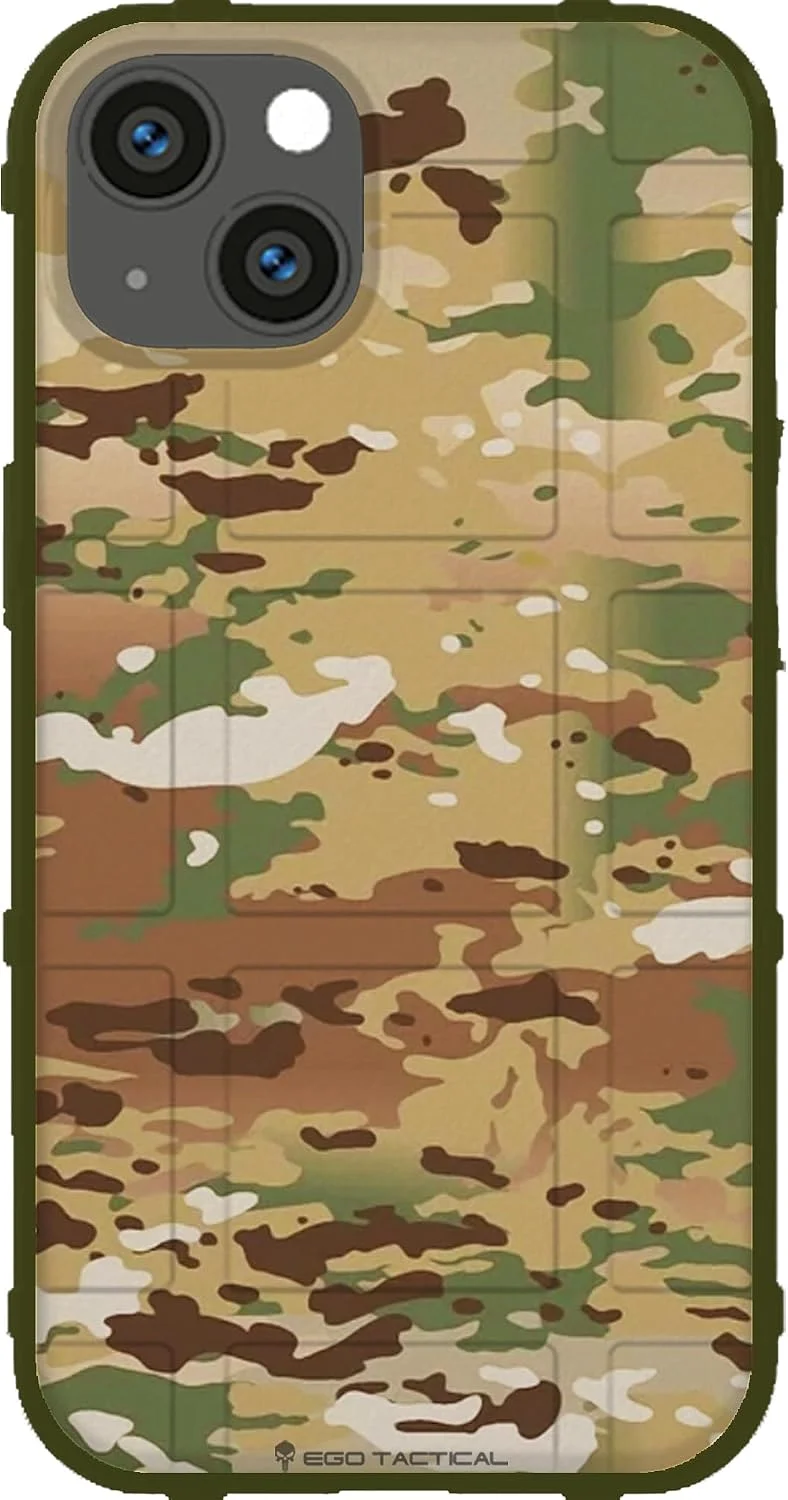 Funda EGO TACTICAL Rugged Shield para iPhone 13 camuflaje Multicam Scorpion OCP