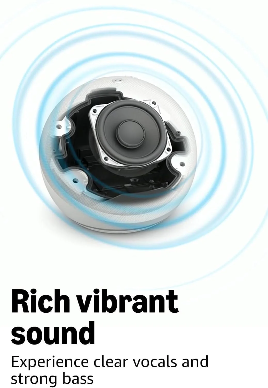 Echo & Alexa Amazon Echo Dot (newest model) - Vibrant sounding speaker, Designed for Alexa+, Great for bedrooms, dining rooms and offices, Glacier White