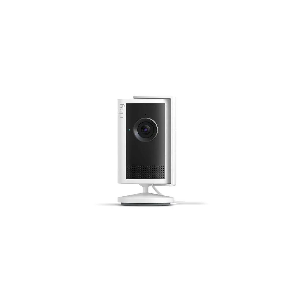Cámara para interiores Ring Plus modelo reciente con video Retinal 2K, zoom mejorado 4x y visión nocturna