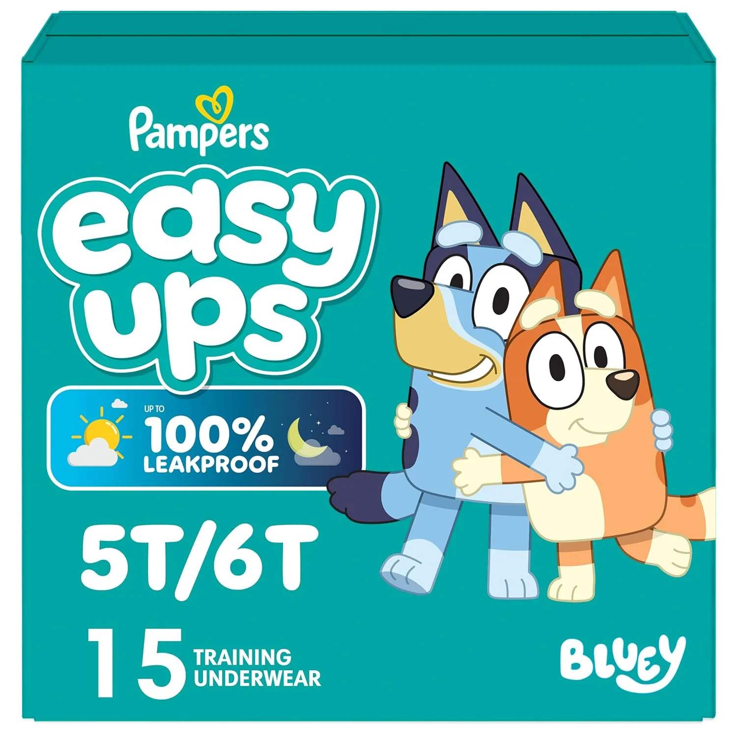 Pampers Easy Ups Bluey Calzoncitos de Entrenamiento Tallas 4 a 8