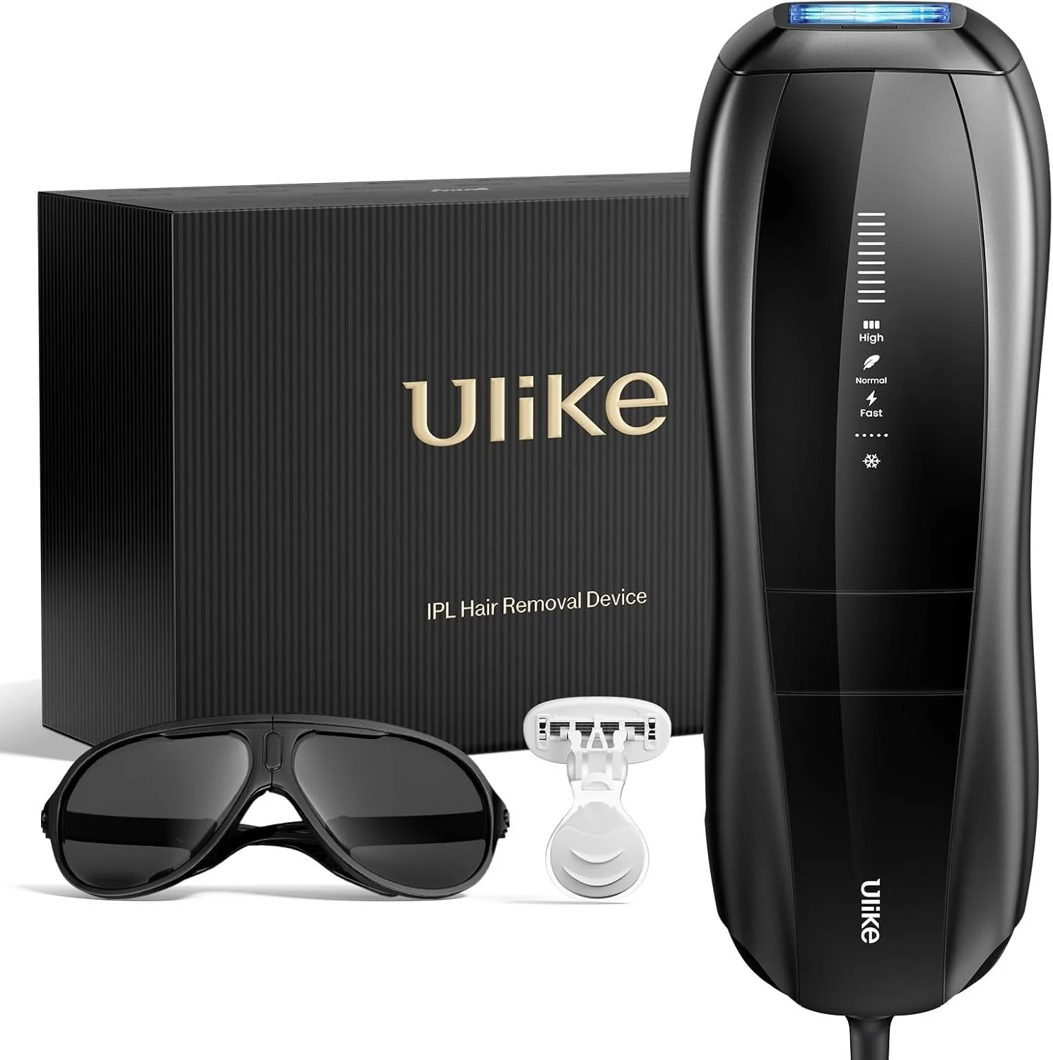 Ulike Dispositivo de depilación X IPL, depilación láser con enfriamiento de hielo, luces dobles y sensor de piel para una depilación casi indolora y de larga duración, 3 modos a medida para cabello di