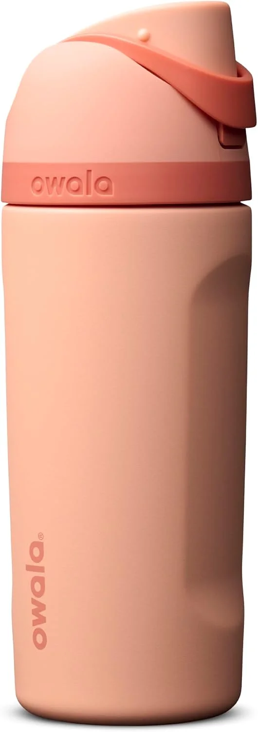 Botella térmica Owala FreeSip Kids acero inoxidable 16 oz Durazno