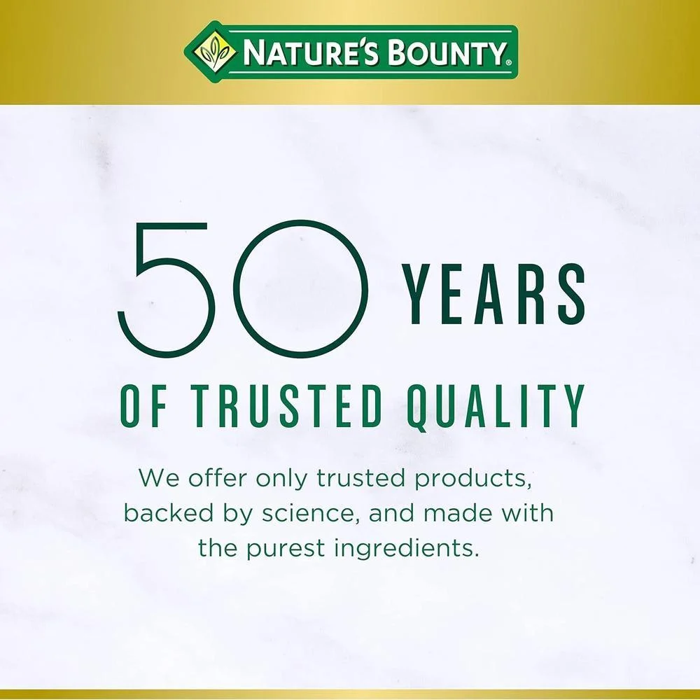 Nature's Bounty Calcio con Vitamina D3 para Salud Ósea, Suplemento de Calcio y Vitamina D, 120 Cápsulas Blandas (2 Paquetes)