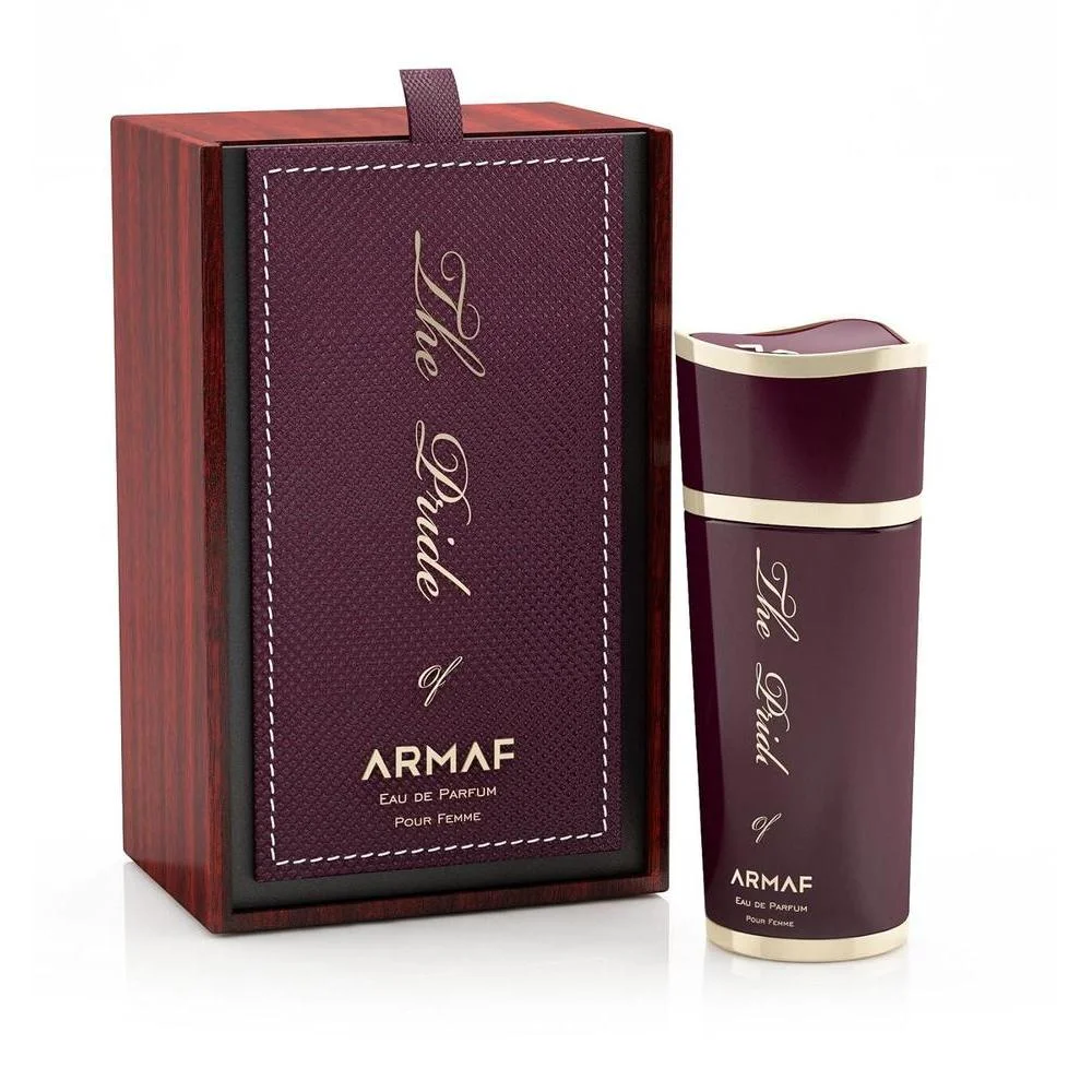 ARMAF EL ORGULLO Perfume floral oriental para mujer, notas de jazmín y mandarina, con almendra, café y pachulí