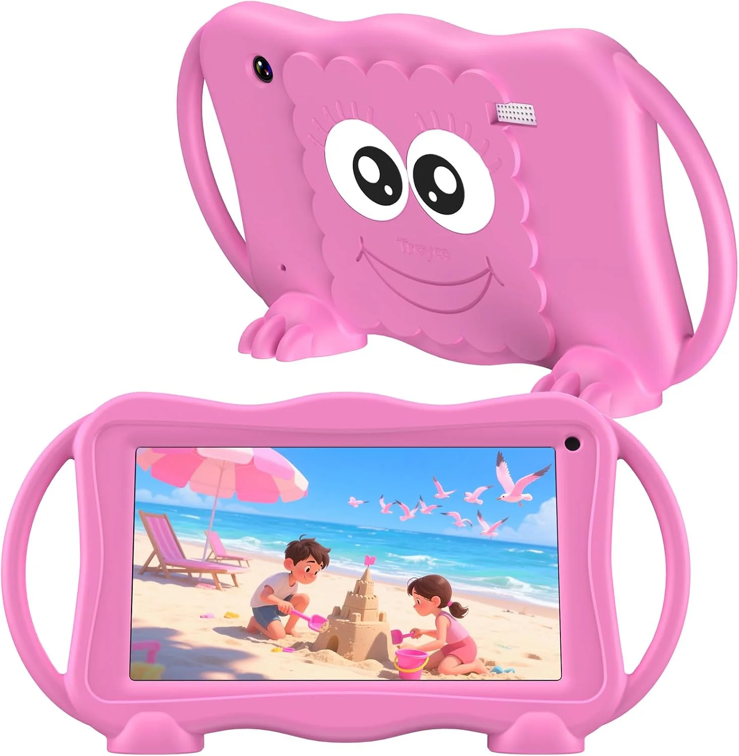 Tablet Trayoo Kids 7 pulgadas 32GB para niños 3-12 años Rosa