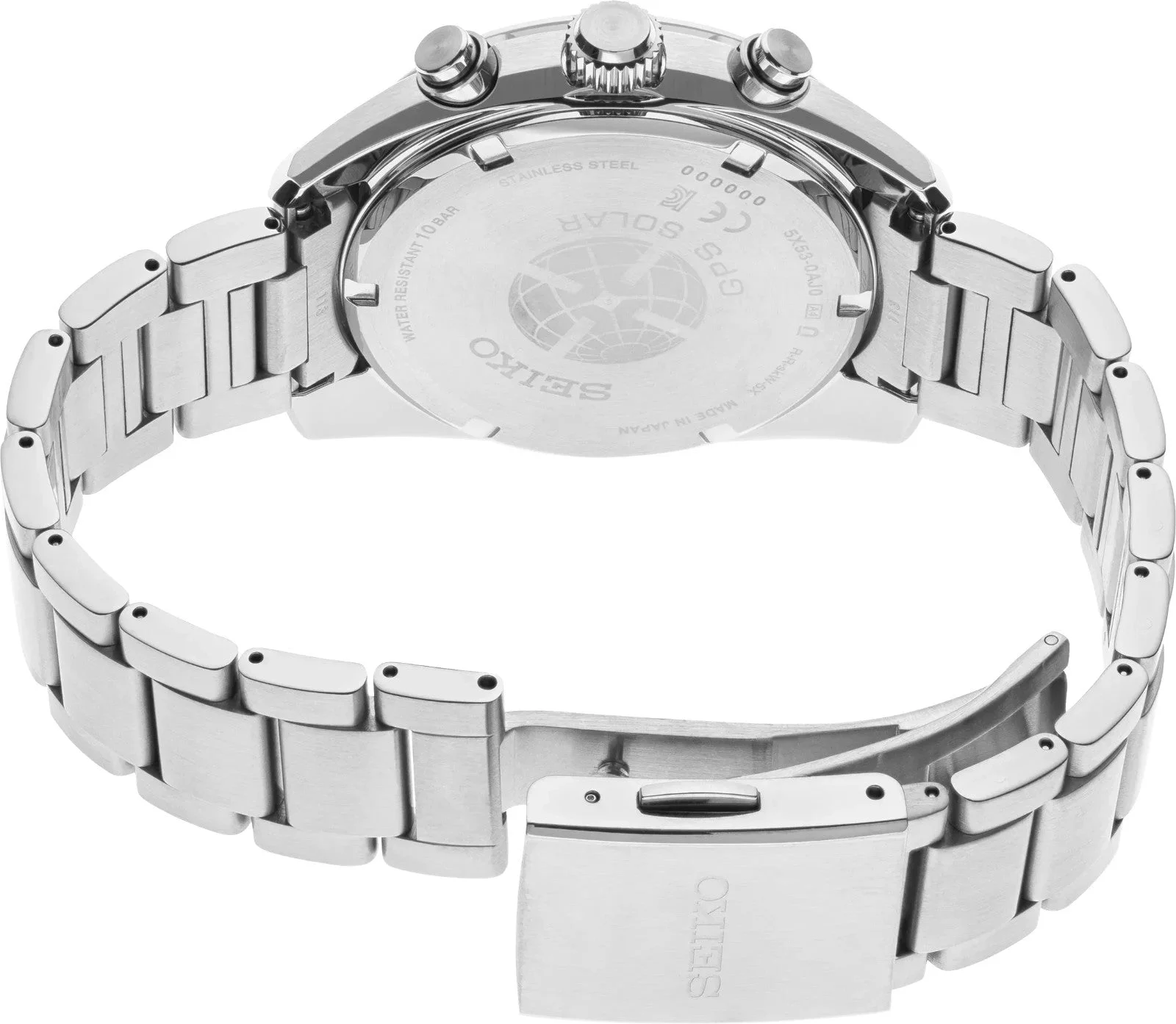 Seiko Astron GPS Solar SSH049 Esfera Azul con Detalles Oro Rosa