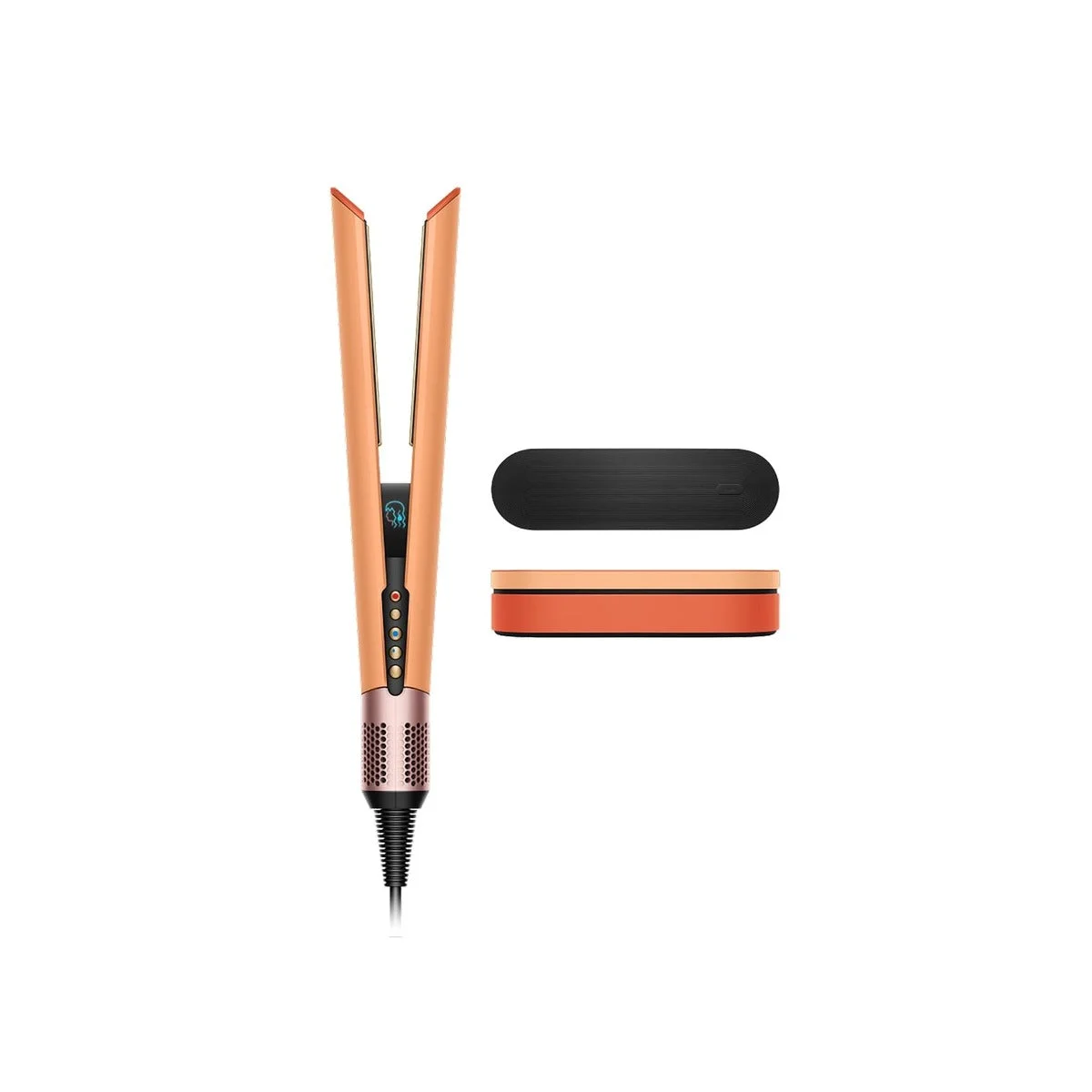 Dyson Limited edition Airstrait™ straightener in Ceramic Apricot and Topaz