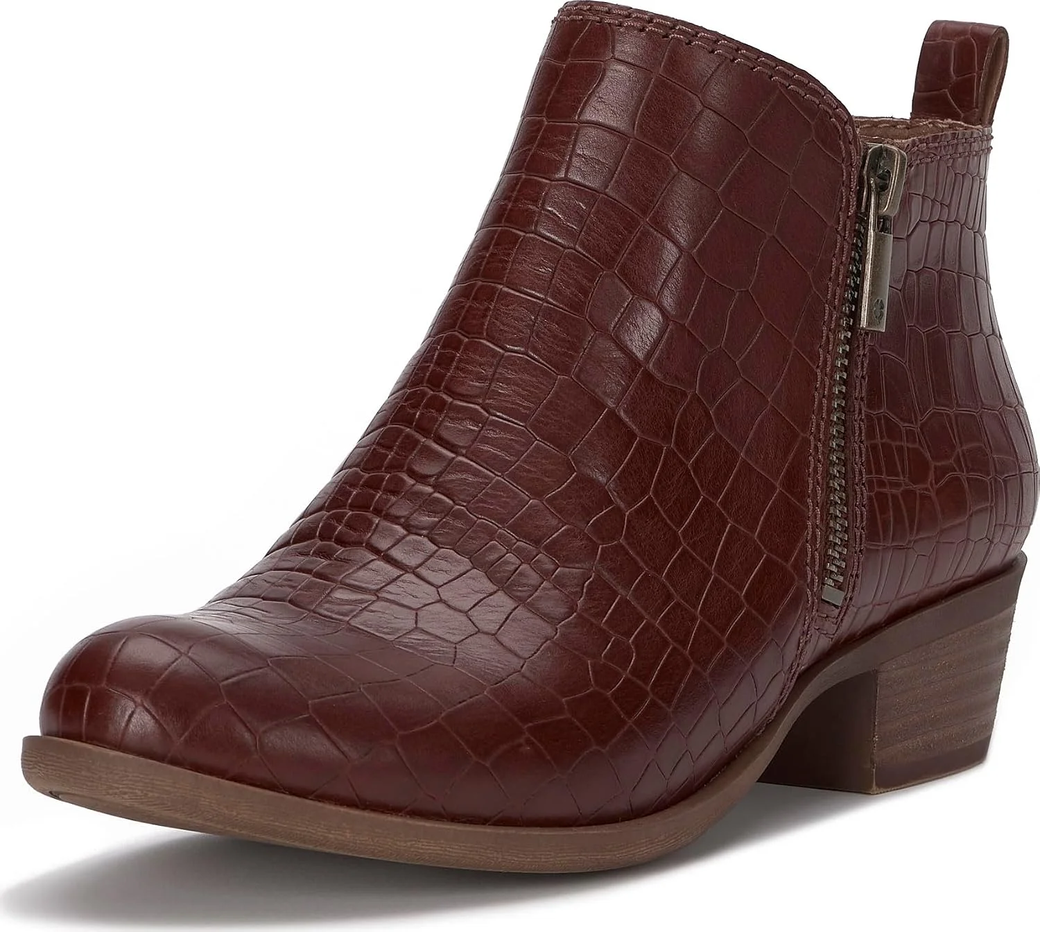 Botín Ankle Basel Lucky Brand Mujer Doble Cierre