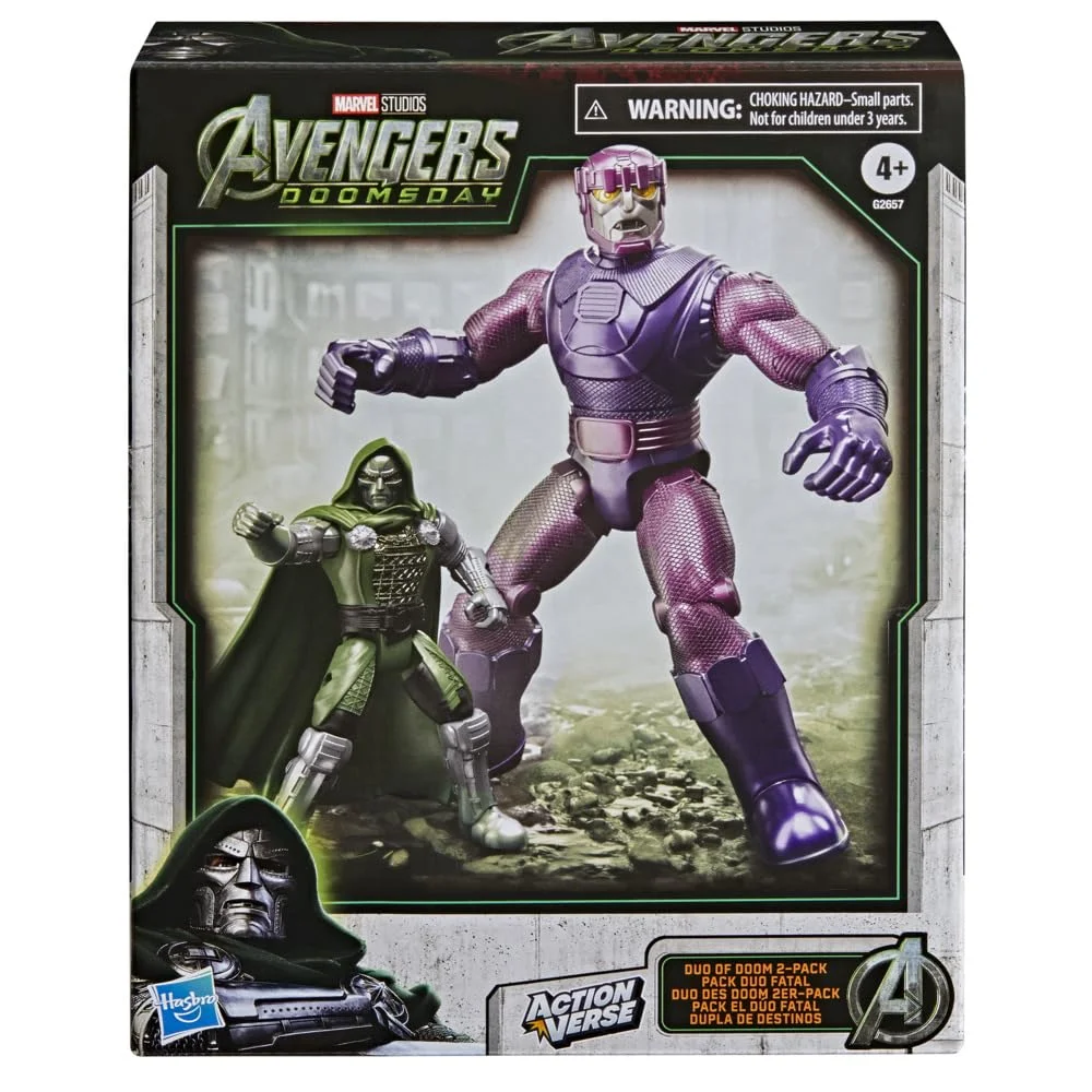 Marvel ActionVerse Duo of Doom Pack de 2 Figuras