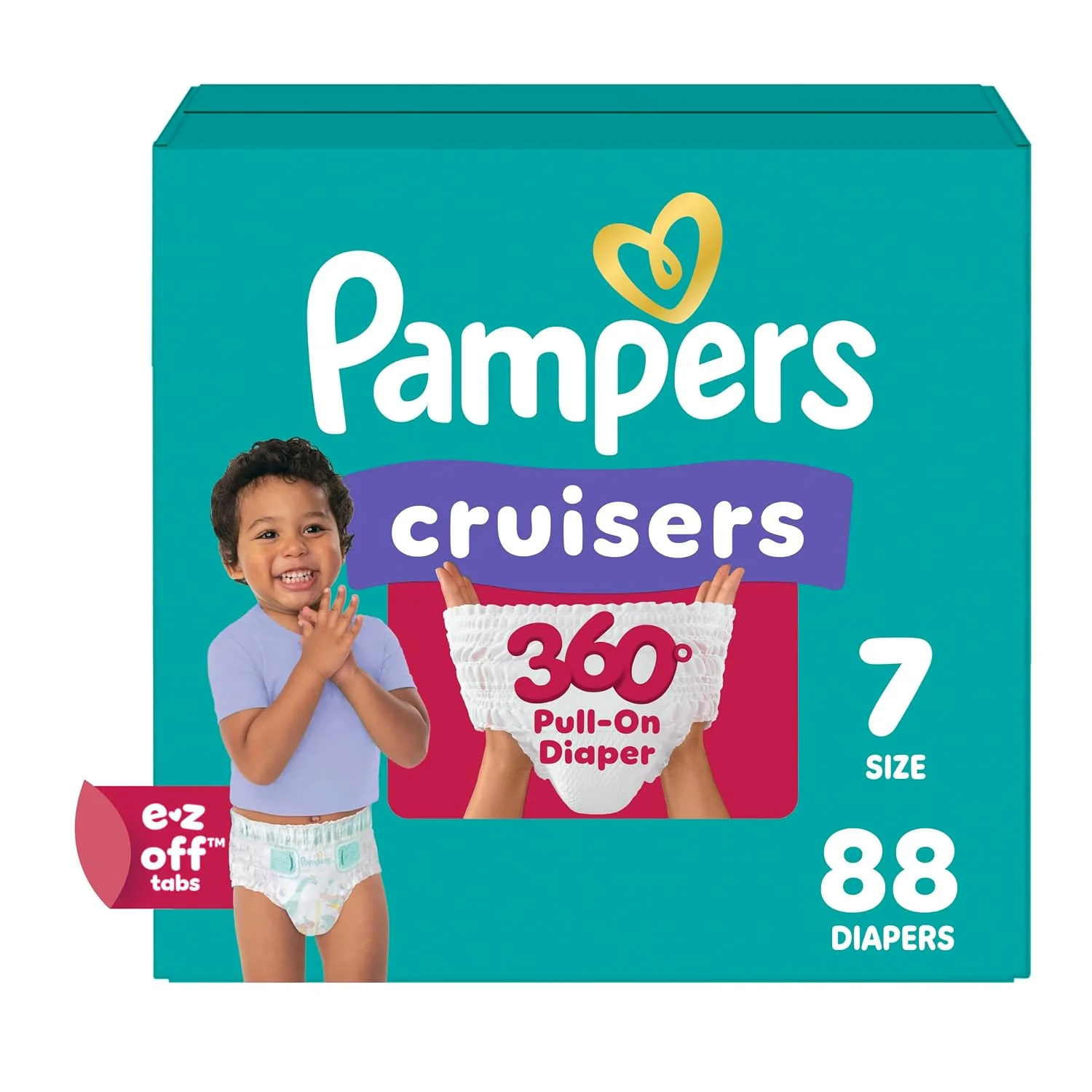Pampers Cruisers 360 Pañales Tipo Calzoncito para Bebé Tallas 3 a 8