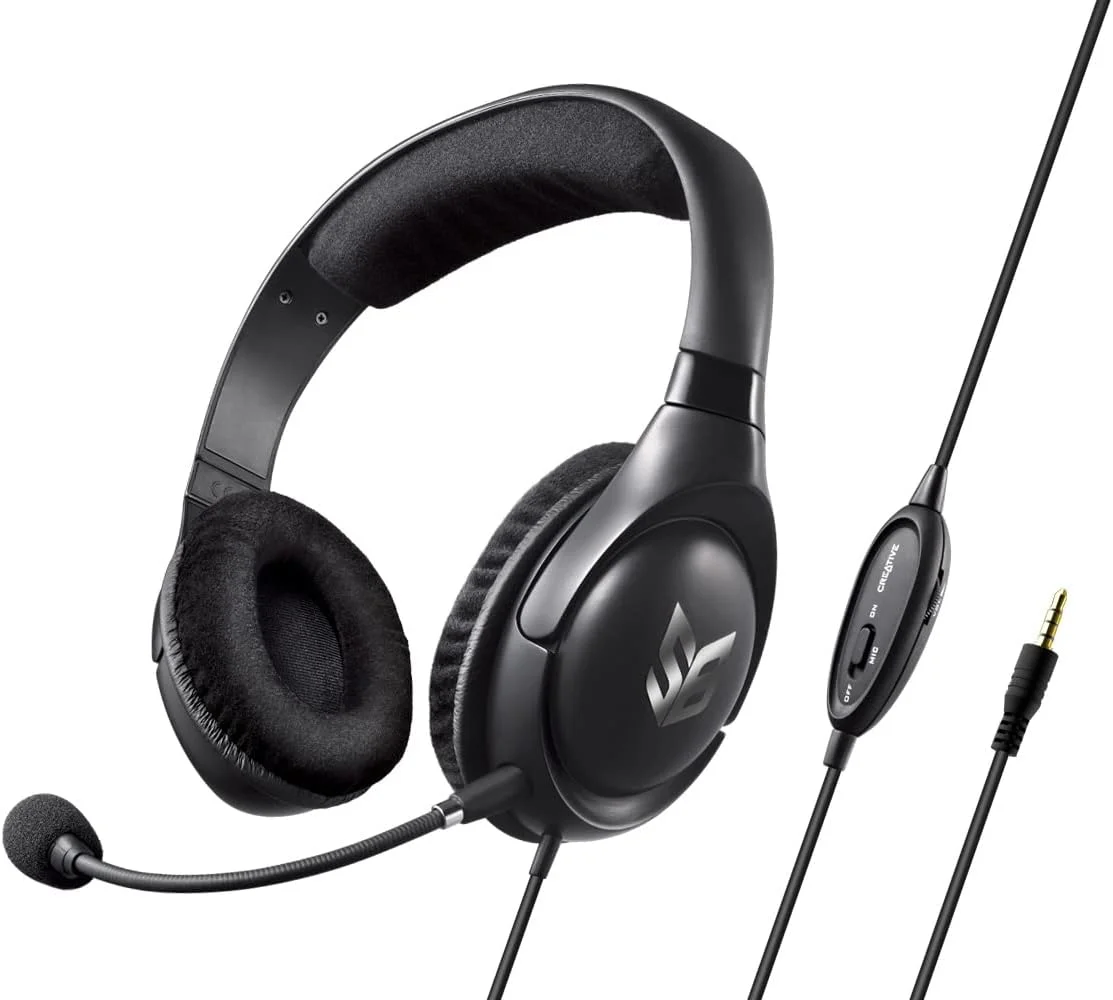 Audífono Gamer Sound Blaster Blaze V2 Over-Ear con Micrófono Desmontable
