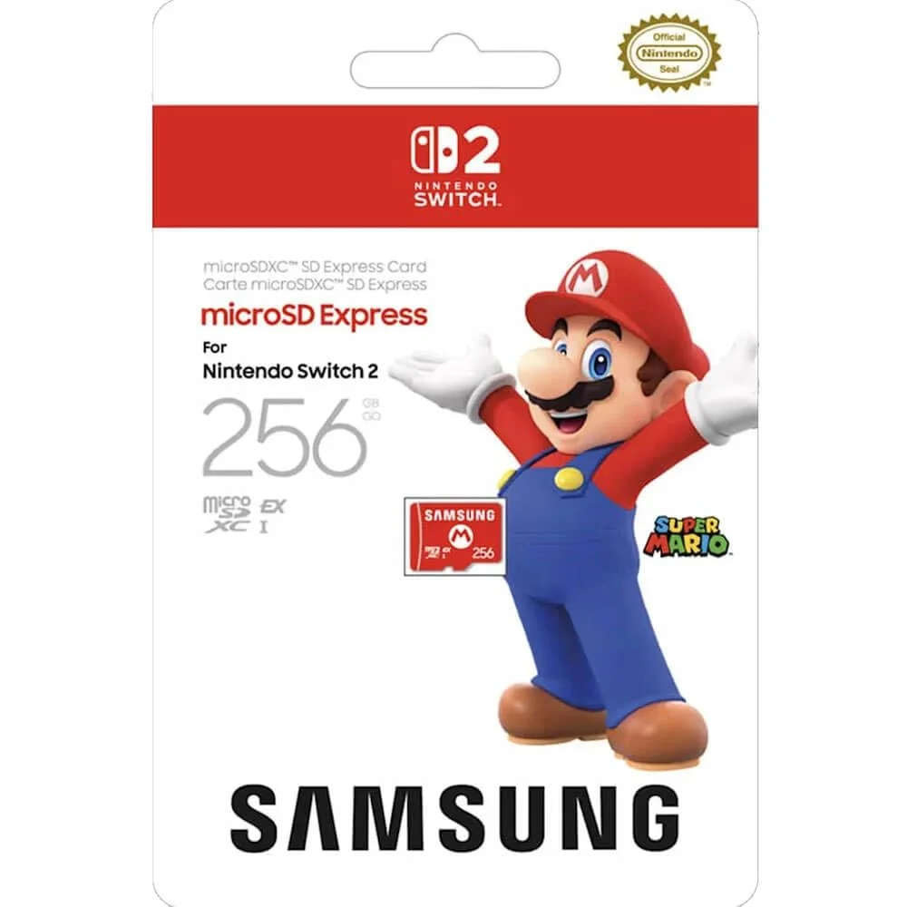 Tarjeta microSD Express Samsung 256GB para Nintendo Switch 2