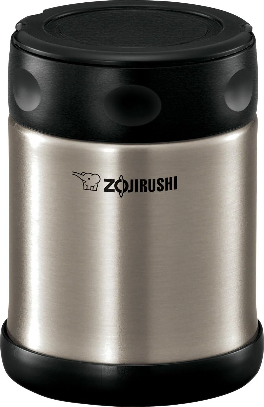 Frasco térmico Zojirushi acero inoxidable 12 onzas negro